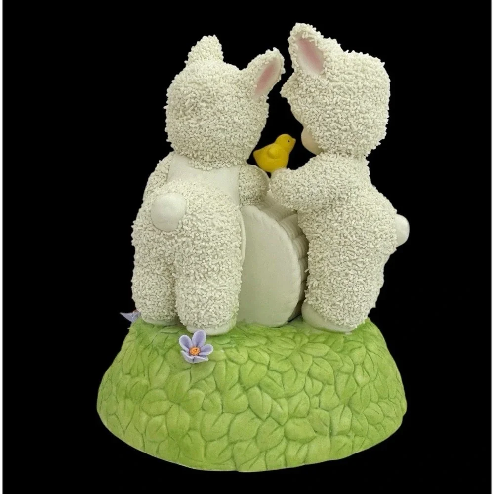 Snowbunnies charming porcelain